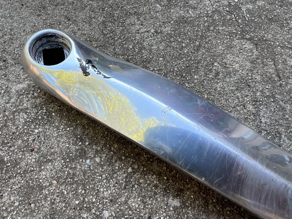 Specialized Strongarm Cranks 104/64 BCD 175mm Silver Triple Vintage MTB Retro - Image 3