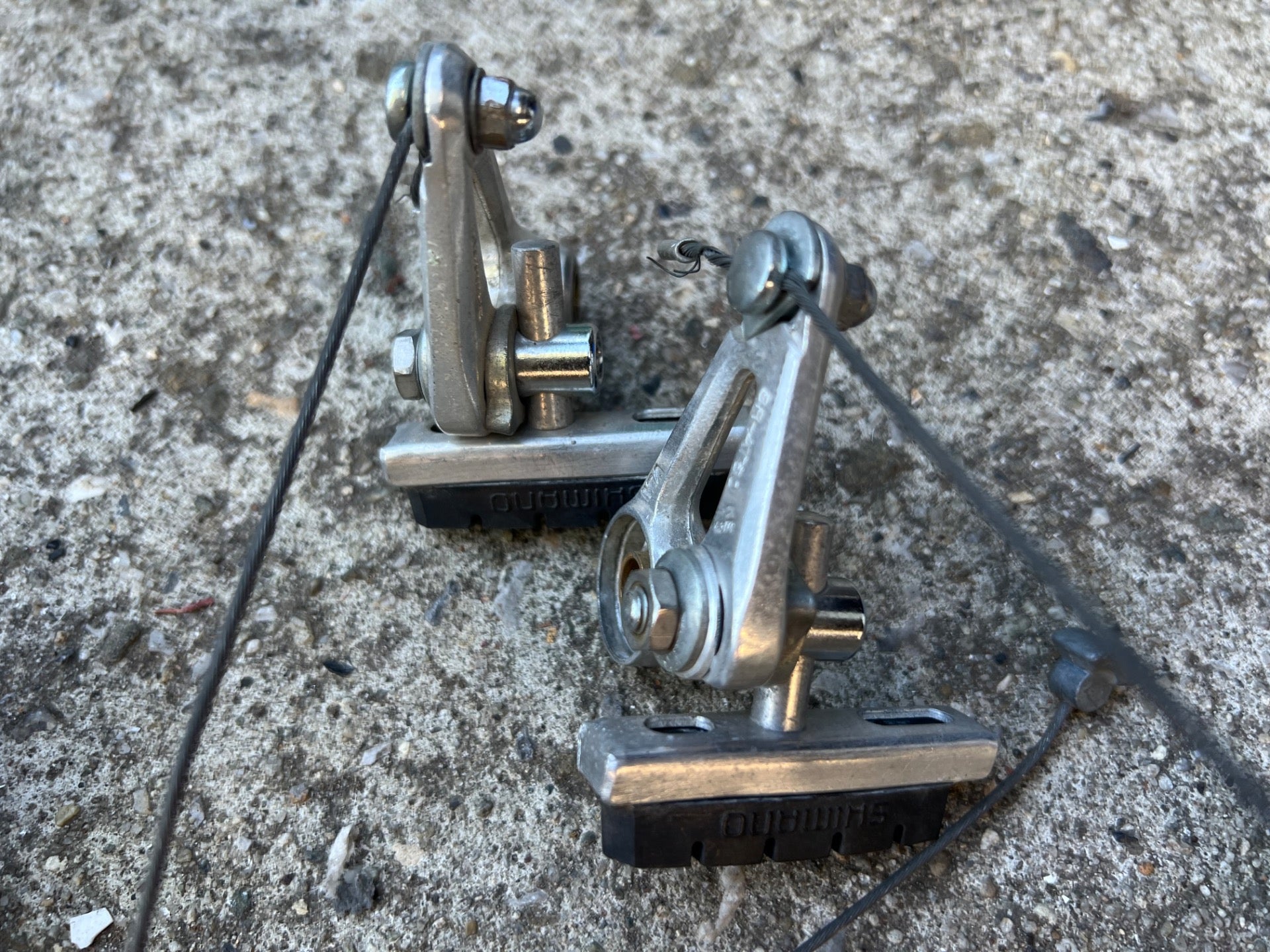 Shimano BR-AT50 Cantilver Brakes Brake Set Vintage MTB Touring Bike Retro  - Image 3