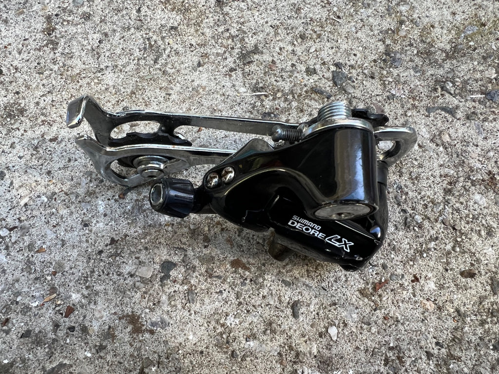 Used Shimano Deore LX RD-M560 Rear Derailleur 7 Speed Vintage Retro Mountain Bike-Bicycle Bin