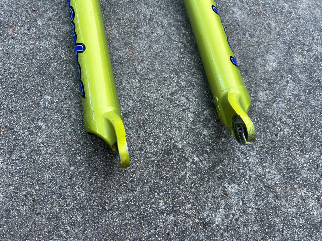 Used Serviced Marzocchi Bomber Z2 Fork Acid Green Vintage MTB Mountain 1 1/8” Retro-Bicycle Bin