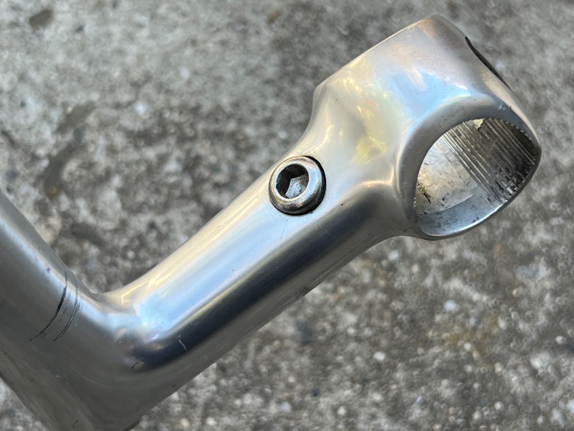 Cinelli 1R Wedge Stem 95x26.0mm 1” Vintage Road Bike Retro Silver Aluminum Quill - Image 3