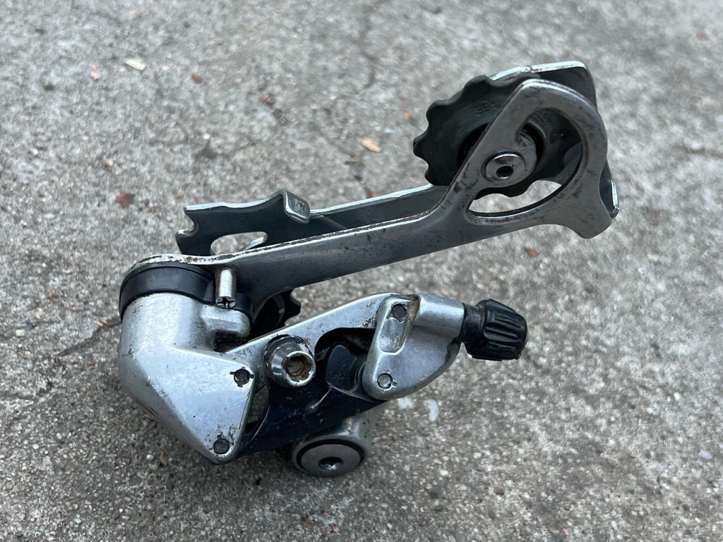 Used Shimano Deore XT M735 Rear Derailleur Long Cage 7 Speed Vintage MTB Retro-Bicycle Bin