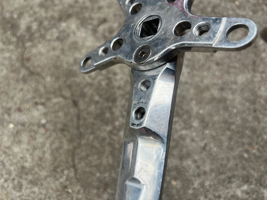 Samson 175mm 110/74 BCD Drive Side Crank Arm Vintage MTB Silver 5 Bolt