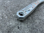AC Adventure Components Non Drive Side Crank Arm 175mm Silver Forged Vintage MTB