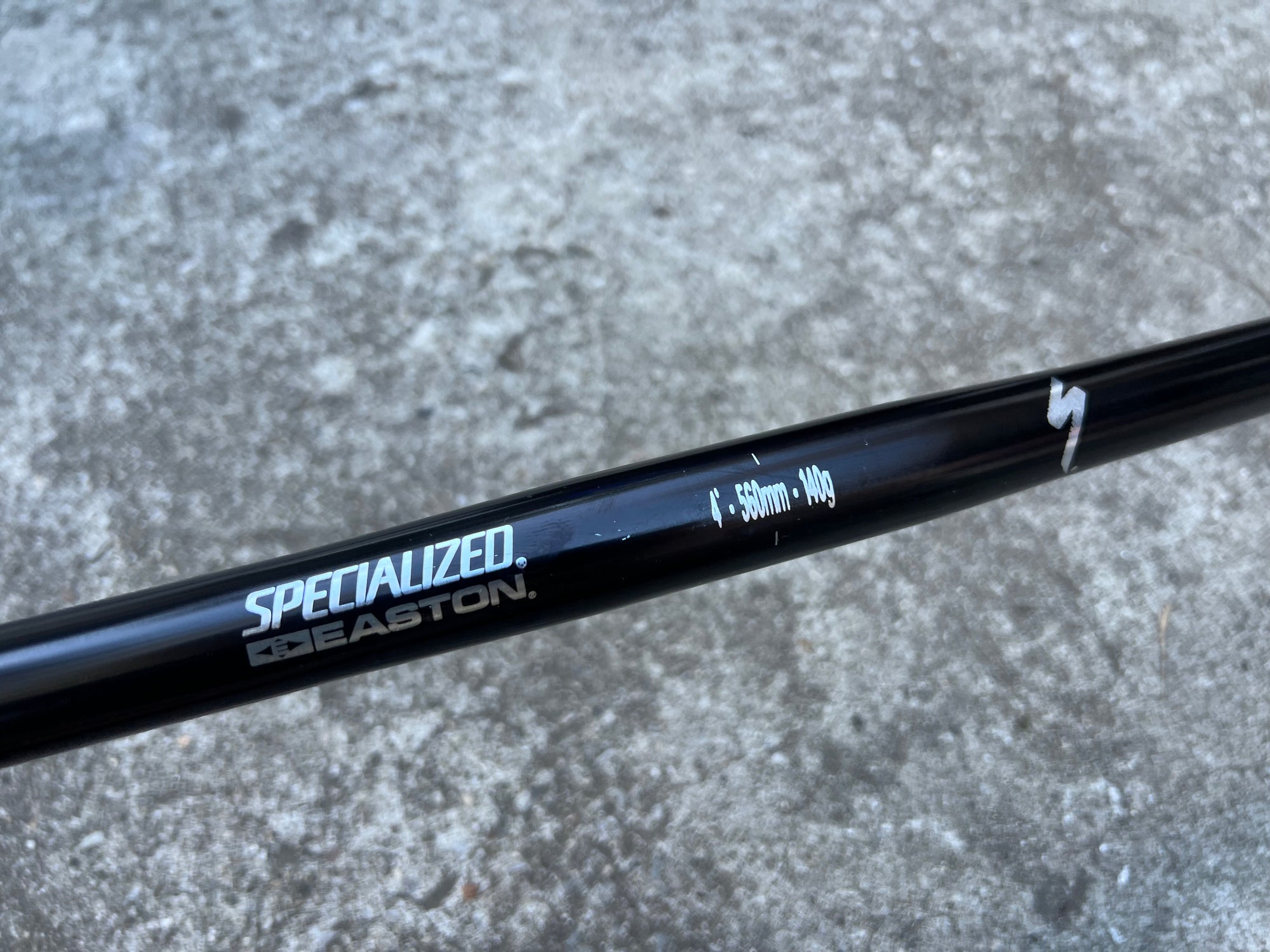 Specialized Easton 25.4x540mm Black Aluminum Vintage MTB XC Flat Bars