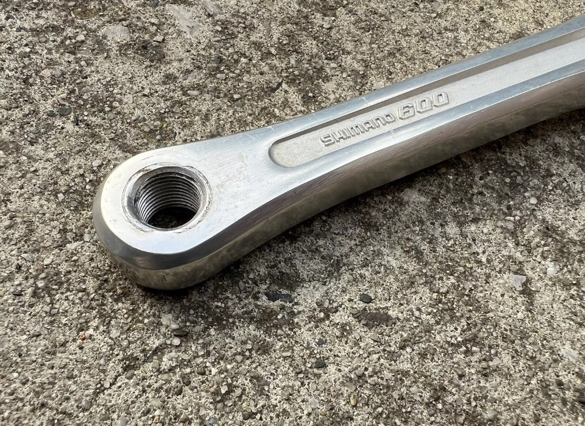 NICE Shimano 600 Touring Forged Crankset 52/42 170mm 3 Bolt Vintage Retro Road - Image 4