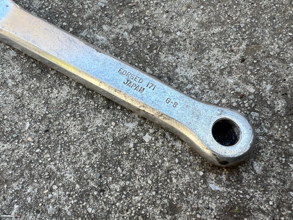 Sugino Maxy Crankset 171mm 40/52T Double Square Taper Vintage Retro Road Touring - Image 4