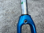 Used 2014 Trek Lexa Carbon Fork 700c 1 1/8” 9” Threadless Steerer Blue White Road-Bicycle Bin