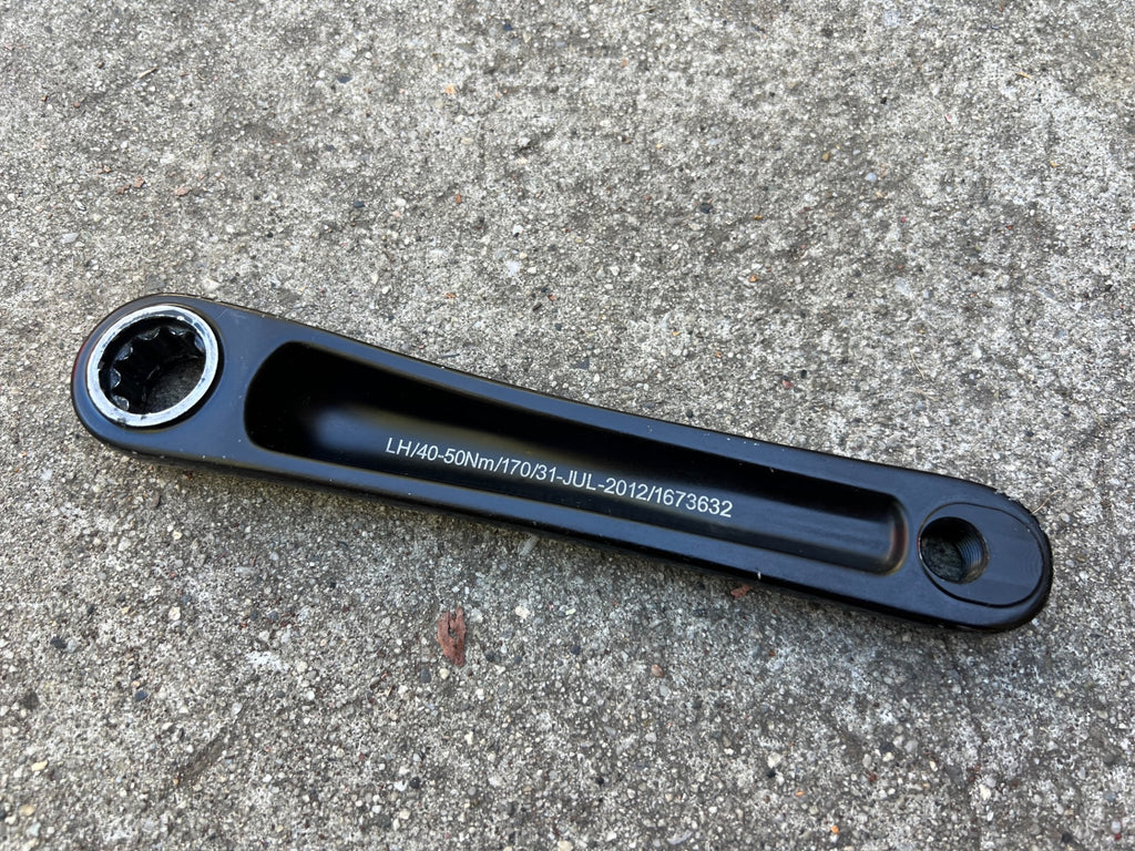 Oval Concepts 730 Crank Arms Cranks 170mm 110 BCD 5 Bolt Road Gravel Bike Black - Image 4