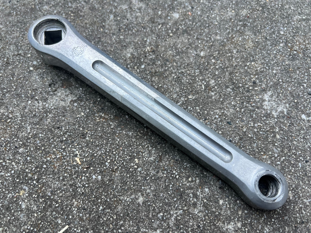 Zeus Crankset 38/52T 170mm Vintage Road Bike Silver Square Taper Double  - Image 4