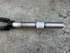 Used Forte Axis Carbon Fork 700c 1 1/8” 9.5” Threadless Steerer Black Road Bike Gray-Bicycle Bin