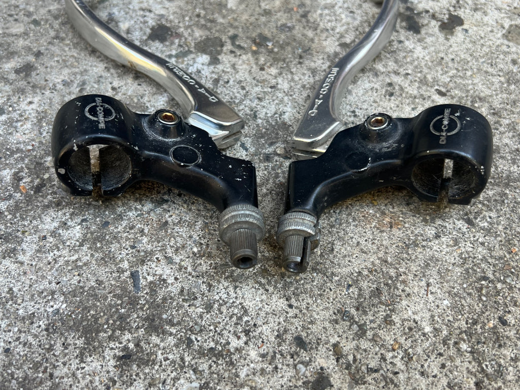 Dia Compe Cantilever Brake Levers Vintage Moto Black 4 Finger 80’s MTB ATB  - Image 4