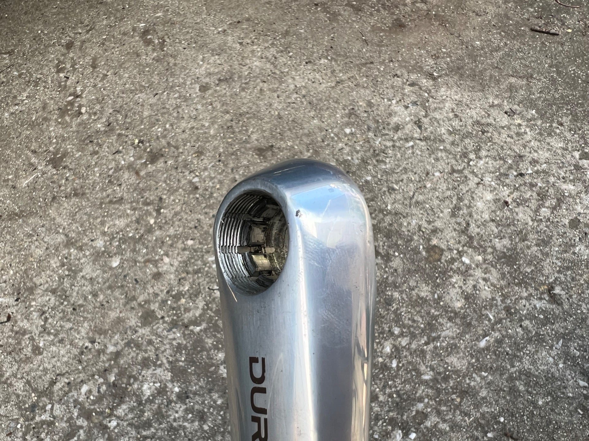 MINT Shimano Dura Ace FC-7701 172.5mm Crankset 53/39T Double 9 Speed Road Bike  - Image 4