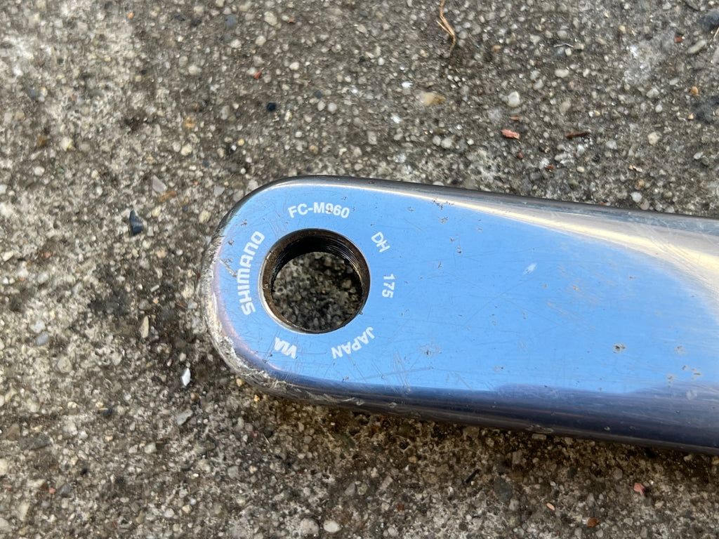 Shimano XTR FC-M960 22-32-44T 175mm Crankset Triple MTB 24mm Spindle Hollowtech  - Image 4