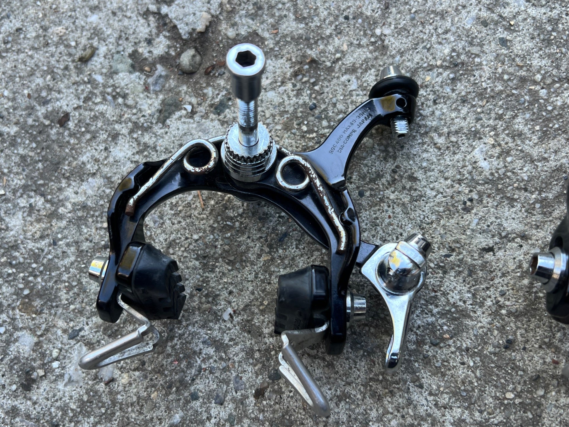 Royal Gran Compe 400 Brakes Black Road Bike Brake Set Dia Compe Vintage Road - Image 4