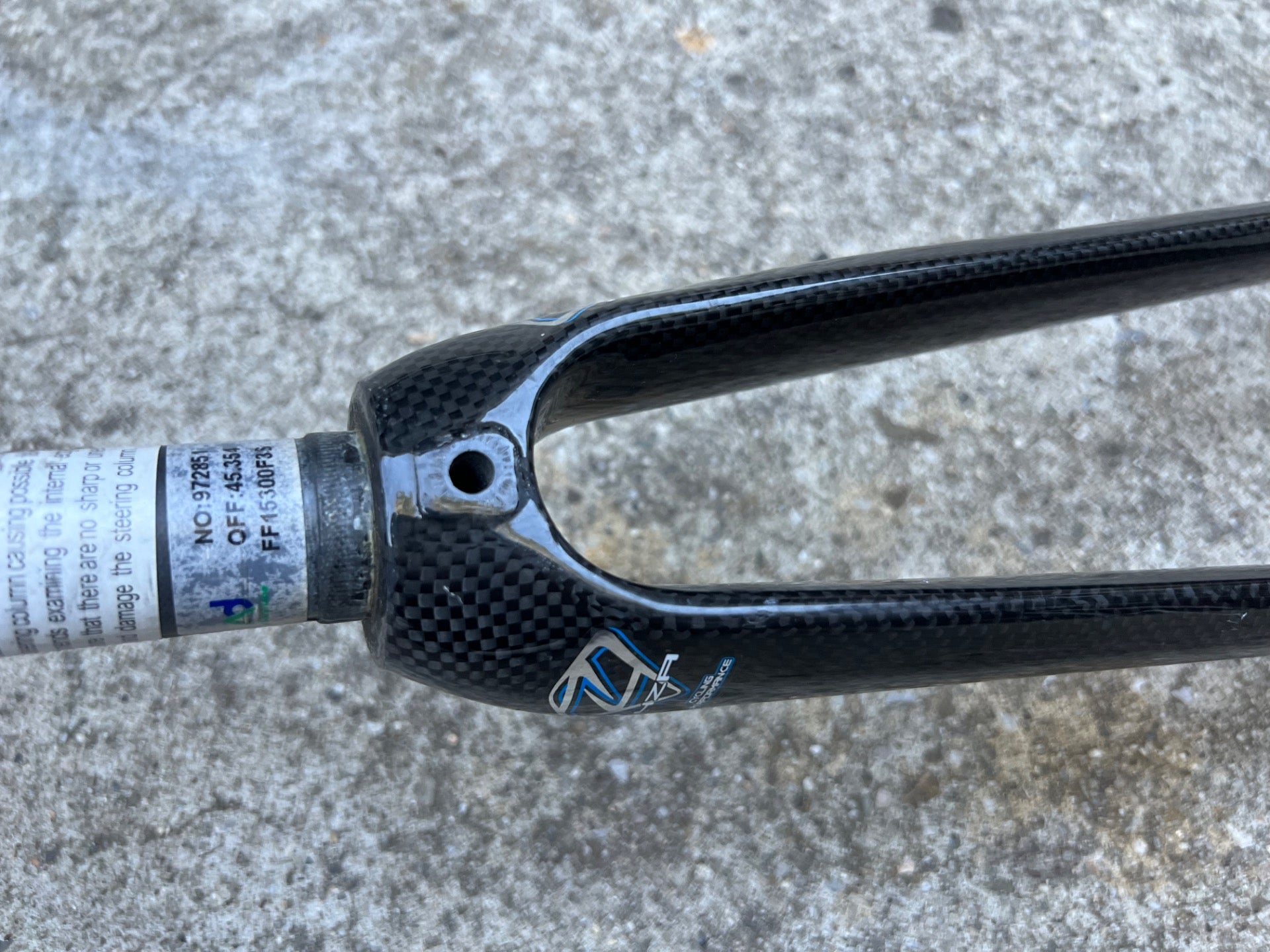 PLZ READ Ridley 4ZA Synope Carbon Fork 1 1/8” 11in Steerer Black Road Bike 700c - Image 4