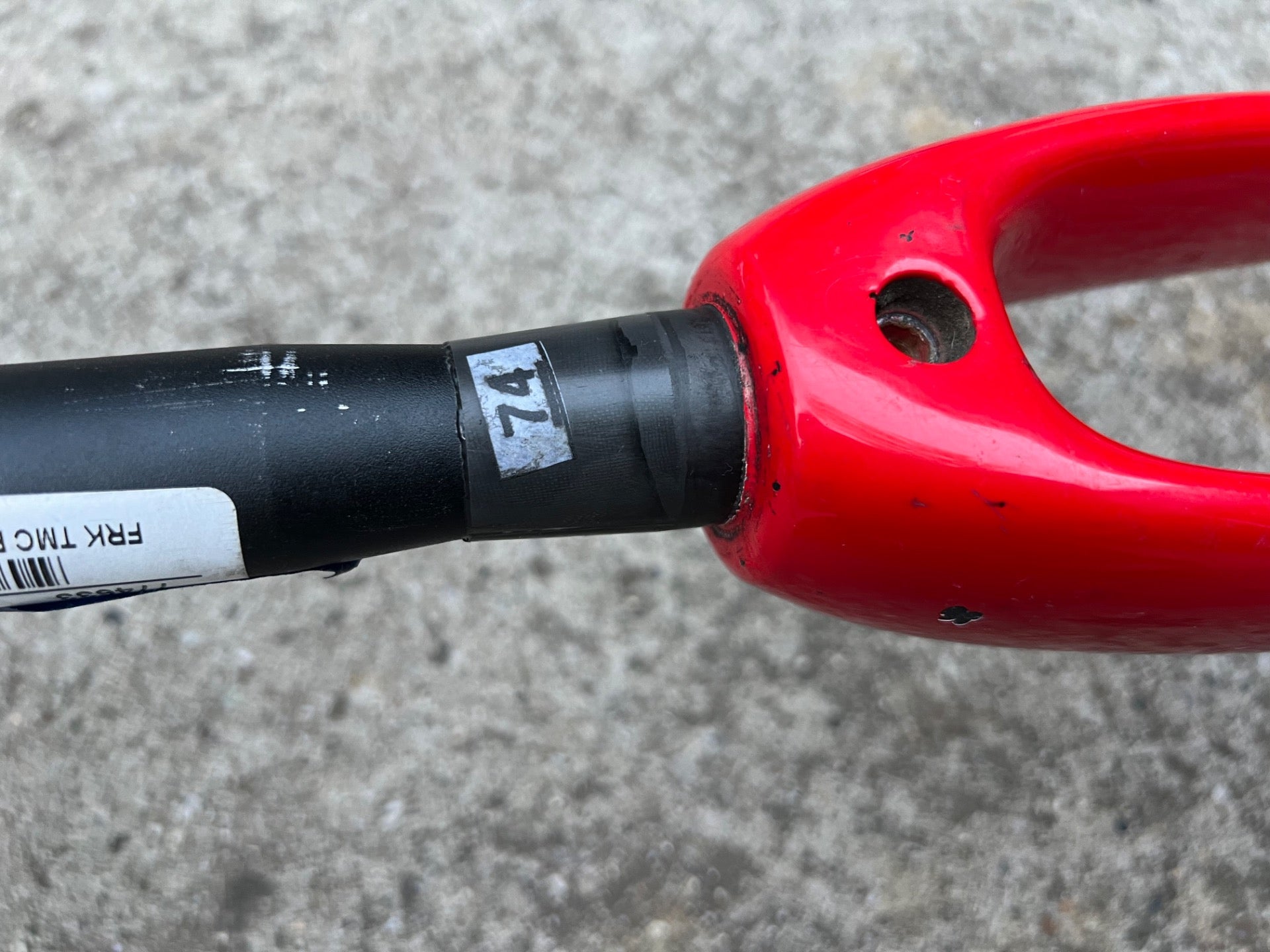 2006 Trek Pilot Carbon Fork 700c 1 1/8in Red Road Bike Racing Threadless Steerer - Image 4