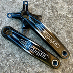 Truvativ Holzfeller ISIS 170mm 104/64 BCD Downhill MTB Double Triple Black Crankset