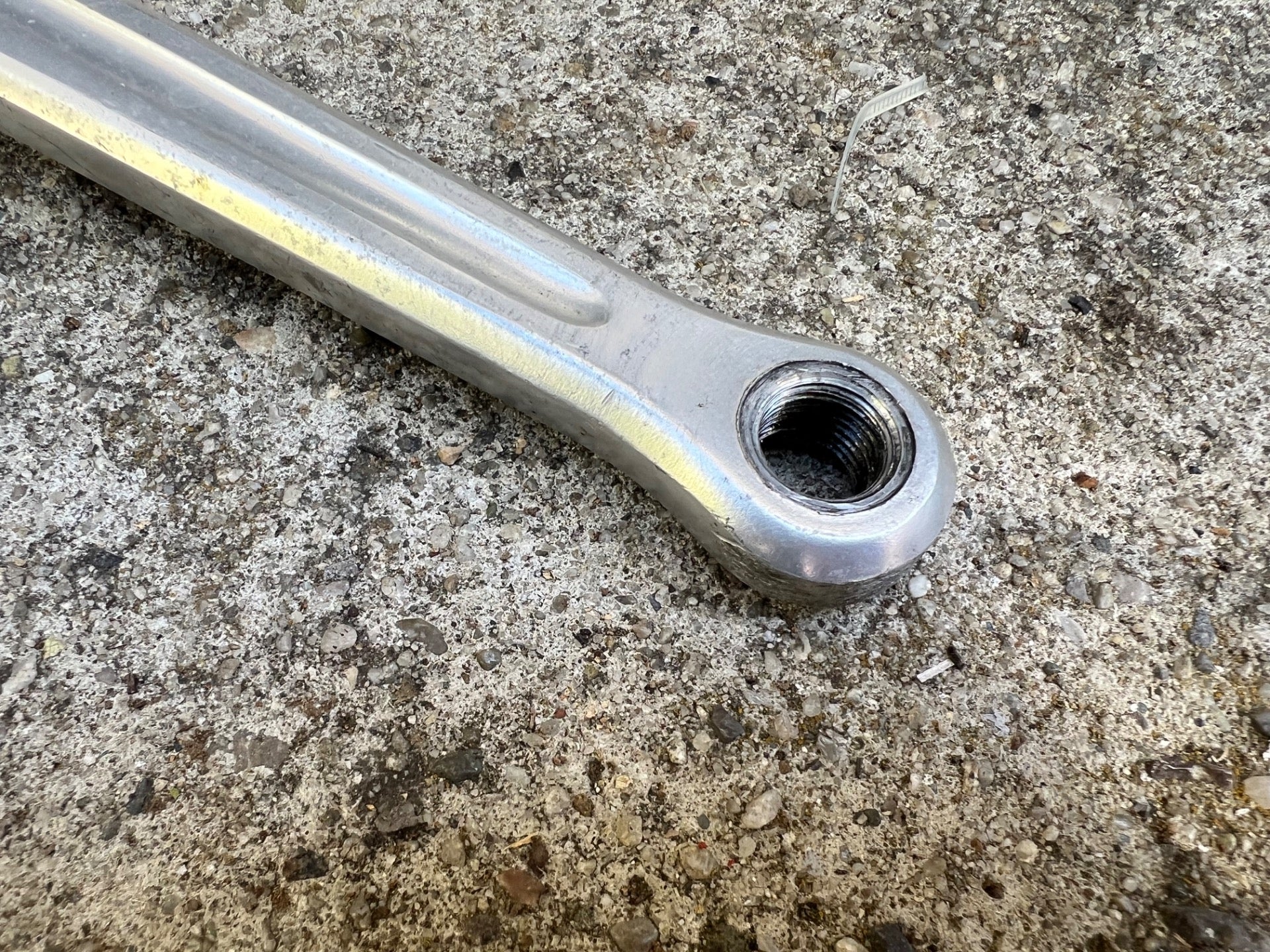 SR Apex RG Crankset 170mm 52-40T Double Vintage Road Touring Bike Silver Gray  - Image 5
