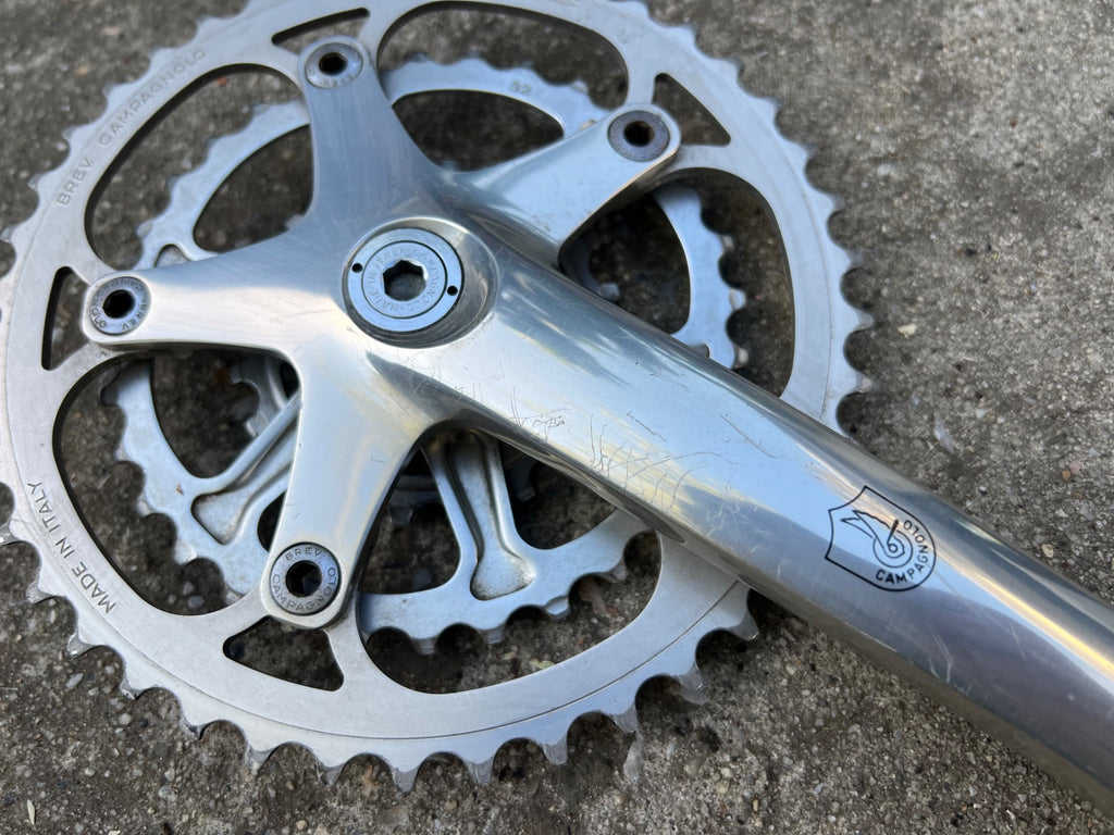 Campagnolo Icarus Record OR MTB Crankset 175mm 20/32/42T Triple Campy Silver  - Image 5