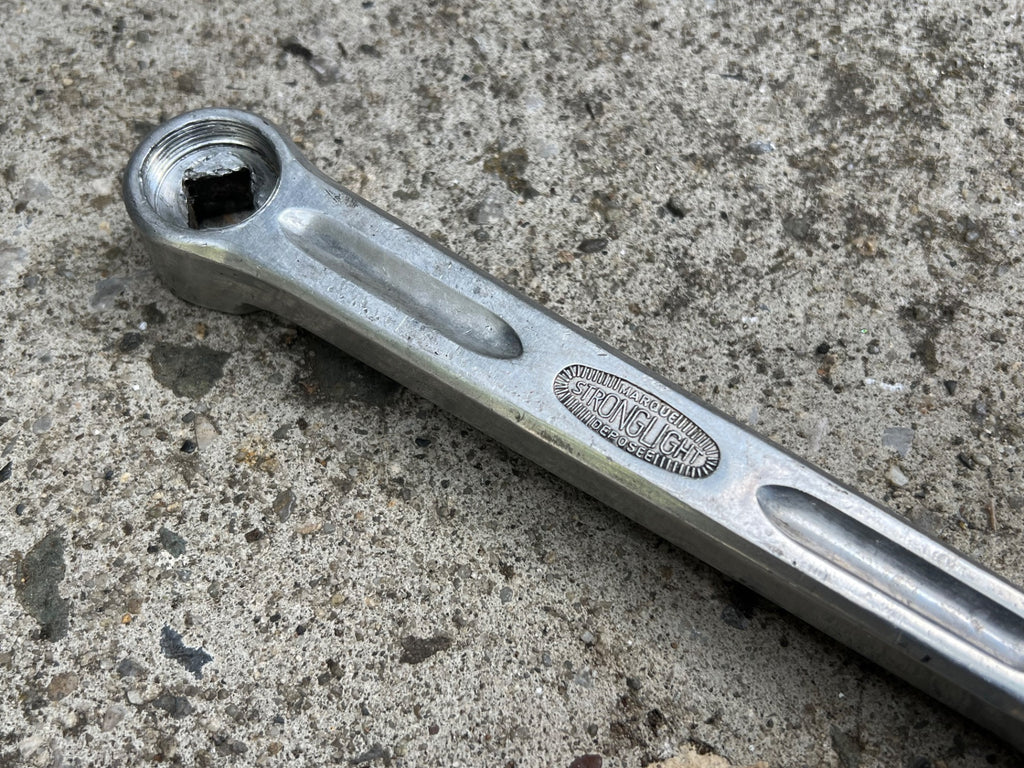 Stronglight 49D 170mm Cranks 50.4 BCD 5 Bolt Vintage Touring Road Bike Retro  - Image 5