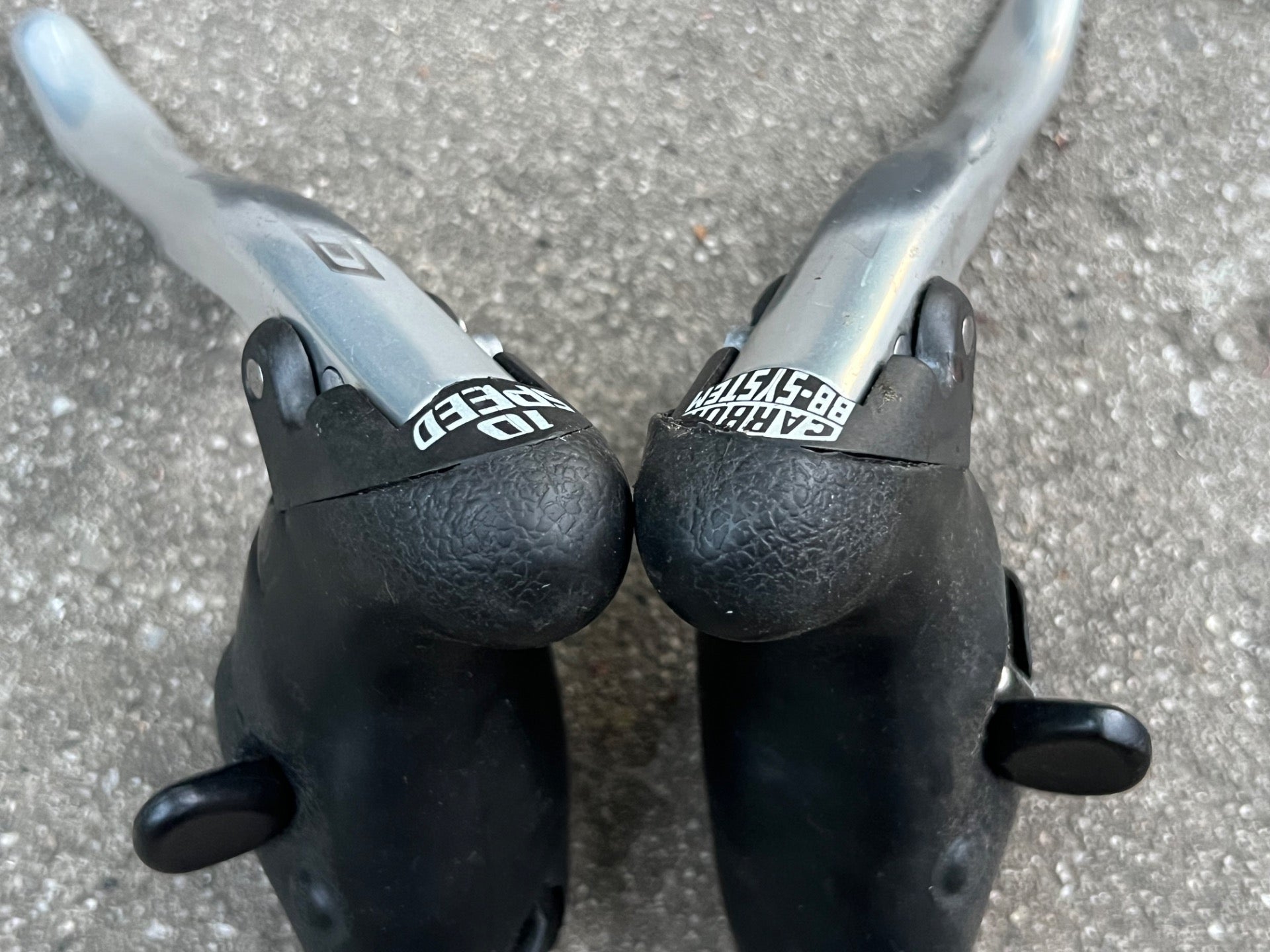 Campagnolo Chorus 2/3x10 Speed Brifters Shifters Set Pair Road Bike Carbon  - Image 5