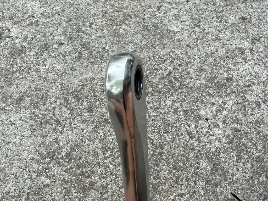 Sugino GP Triple Crankset 46/36/24 175mm Vintage MTB Gravel Silver Crankset ATB - Image 5