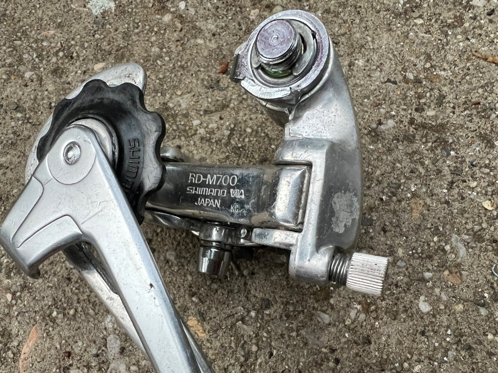 REBUILT Shimano RD-M700 Deerhead Rear Derailleur Long Cage Deore XT MTB Retro - Image 5