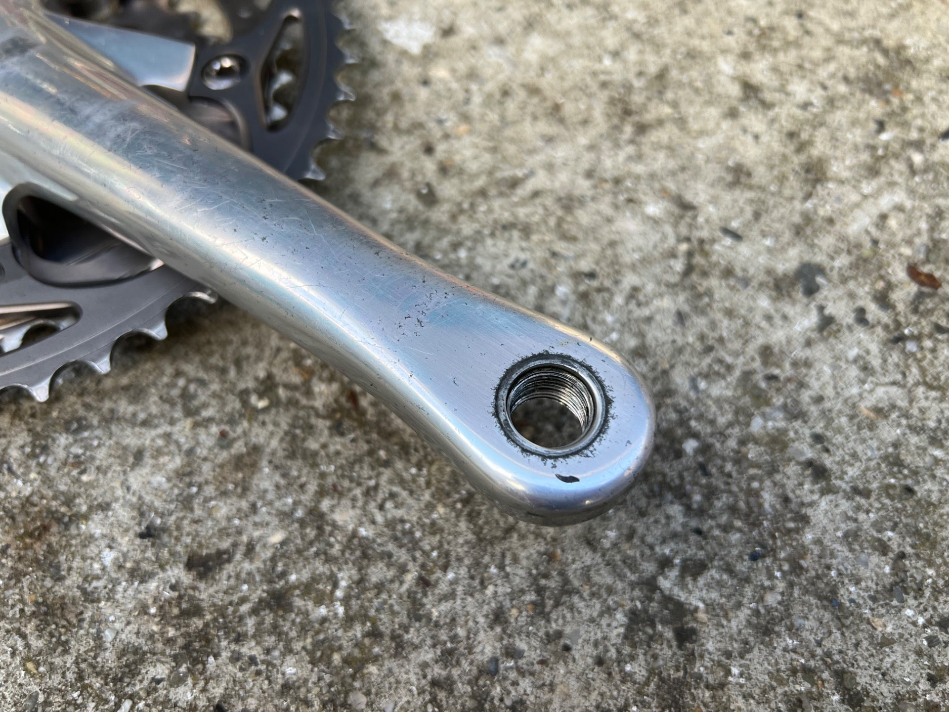Shimano Dura Ace FC-7703 48-39-30 Triple Crankset 172.5mm Road Bike Silver  - Image 5