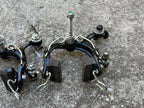 Used Modolo Speedy Road Bike Rim Brakes Black Front & Rear Vintage Retro-Bicycle Bin