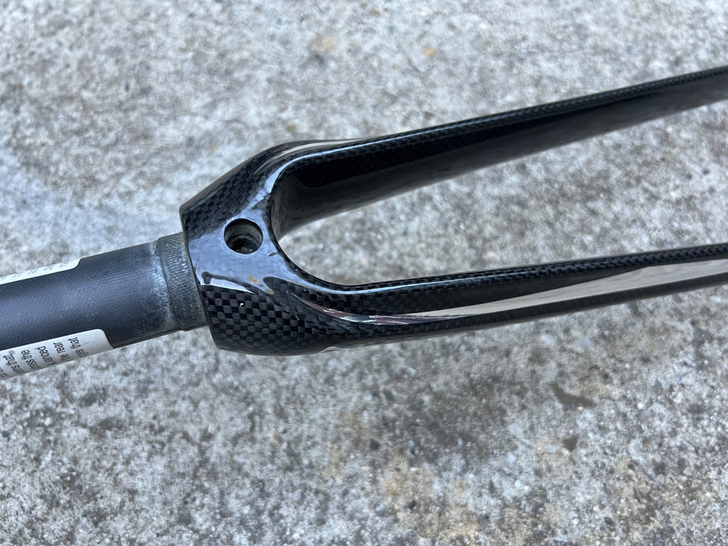 PLZ READ Ridley 4ZA Synope Carbon Fork 1 1/8” 11in Steerer Black Road Bike 700c - Image 5