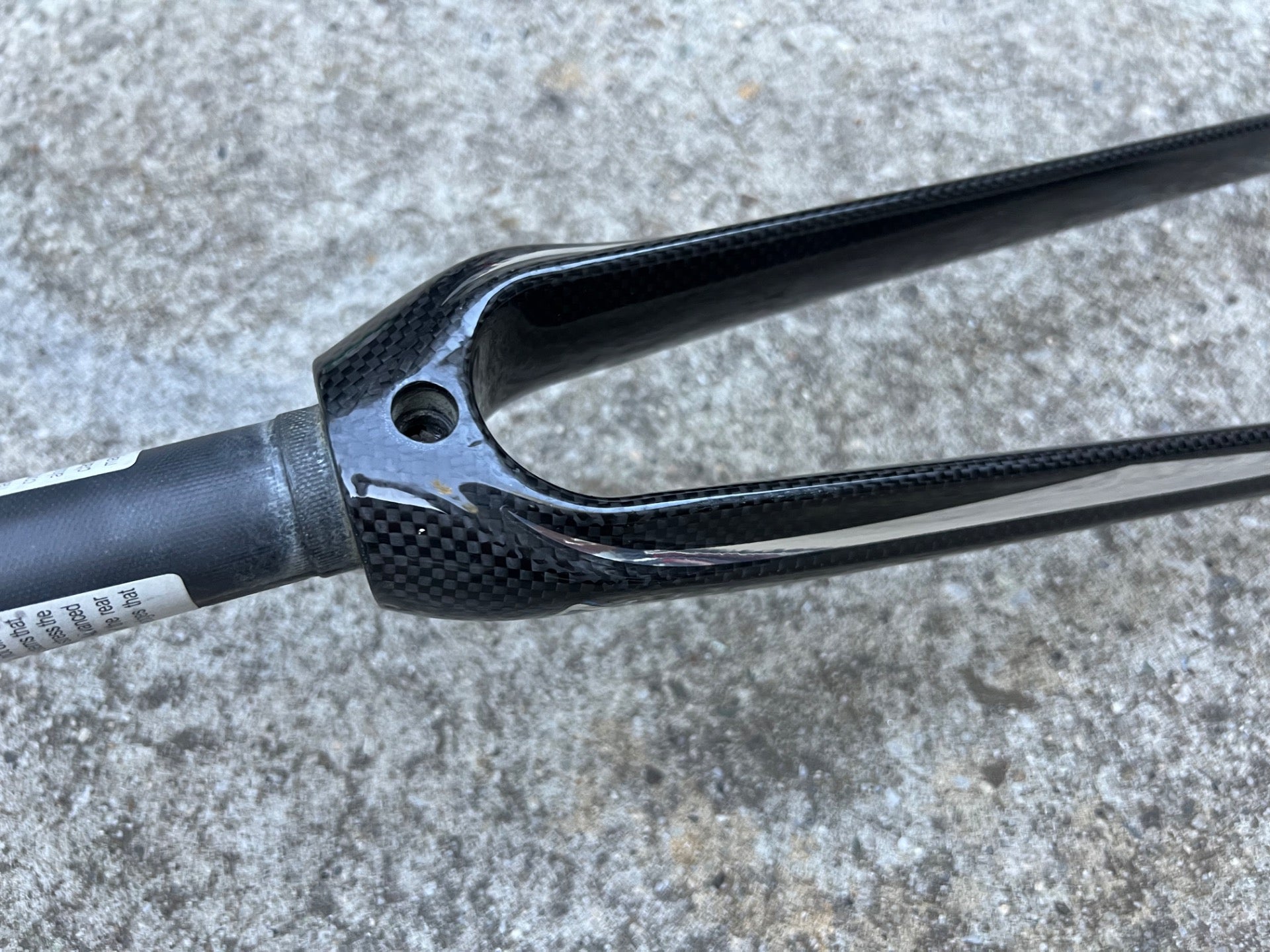 PLZ READ Ridley 4ZA Synope Carbon Fork 1 1/8” 11in Steerer Black Road Bike 700c - Image 5