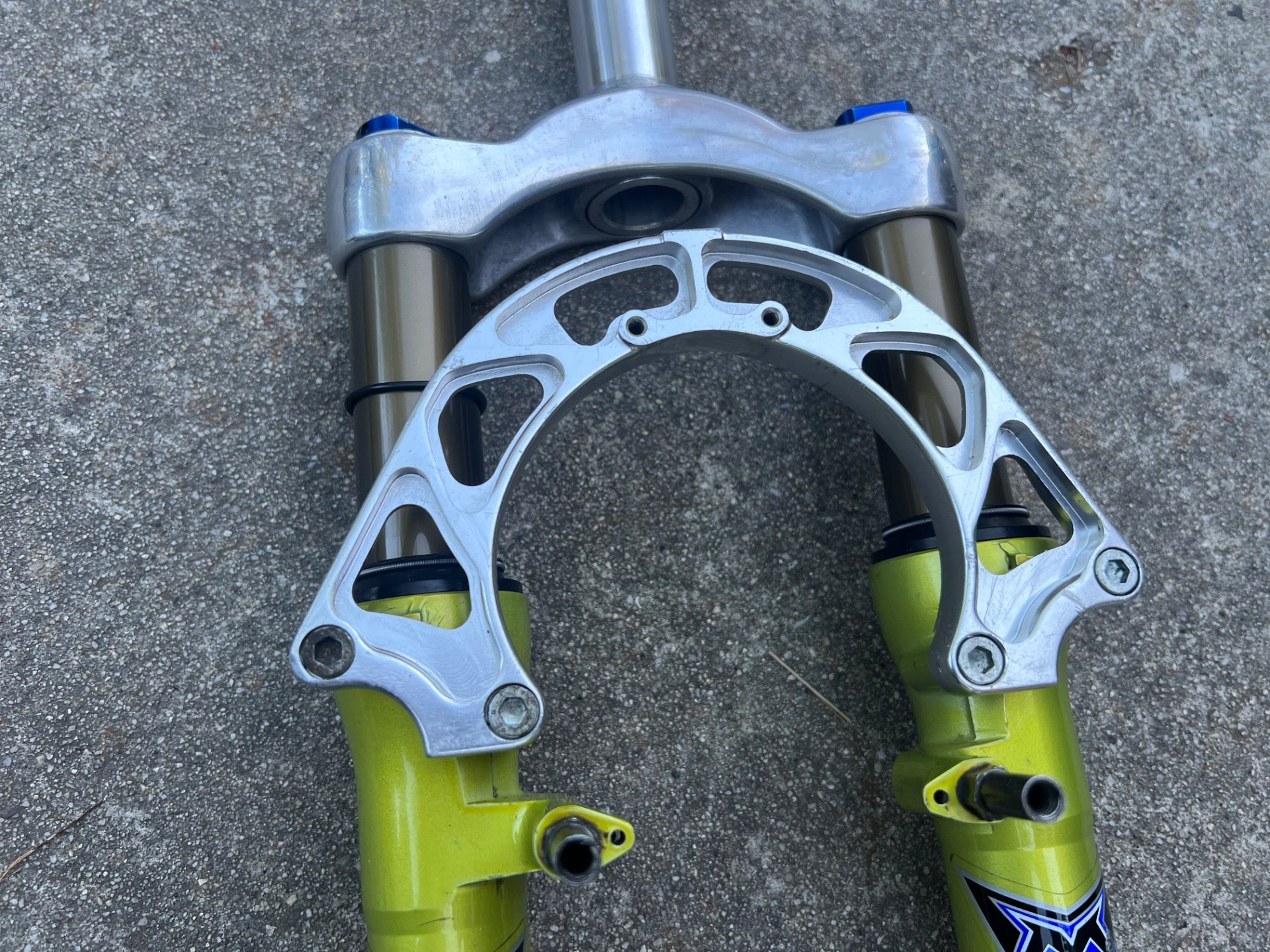 SERVICED Marzocchi Bomber Z2 Fork Acid Green Vintage MTB Mountain 1 1/8” Retro - Image 5