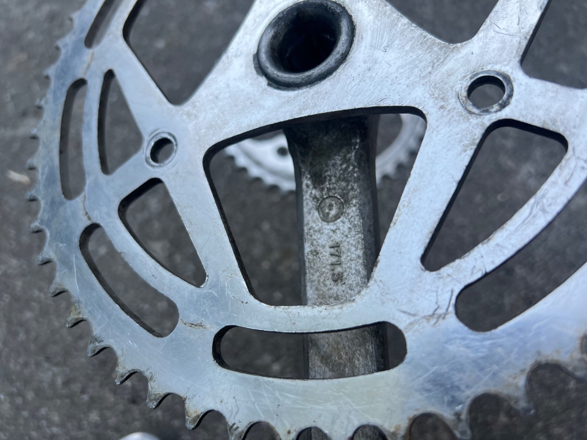 SR Melt Forged Crankset 3 Bolt 39/52 Double Vintage Road Bike Touring  - Image 5