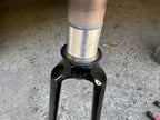 Used Forte Axis Carbon Fork 700c 1 1/8” 9.5” Threadless Steerer Black Road Bike Gray-Bicycle Bin
