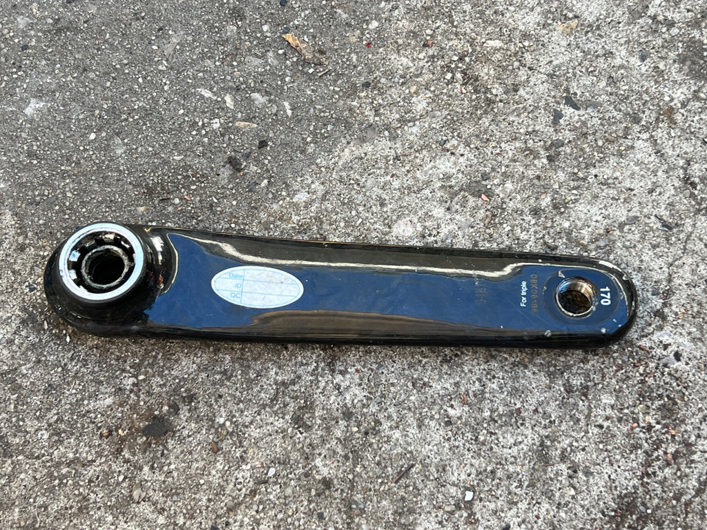 FSA SLK Carbon Triple Crankset 30-39-50T 10 Speed 170mm Road GXP Touring Gravel - Image 6