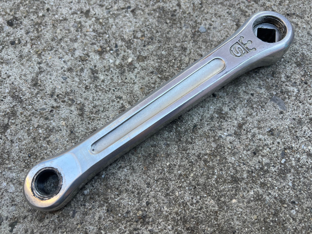 Sugino Mighty Crankset 171mm 48/42T Double Vintage Road Retro 144 BCD Drillium  - Image 6