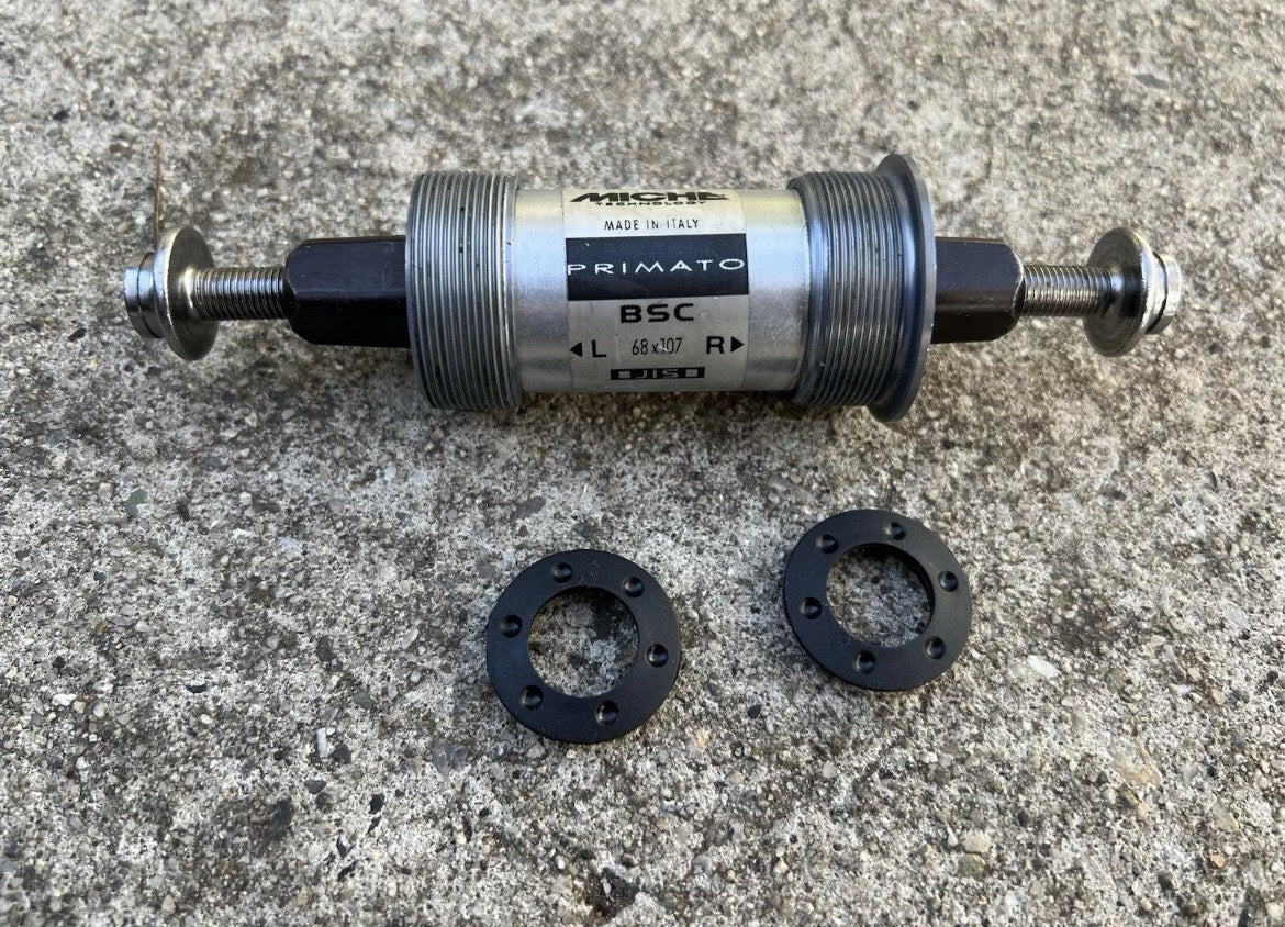 NICE MICHE Primato Crankset & Bottom Bracket BSC JIS 107x68mm 48T 165mm Track  - Image 6