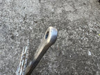 Used Sugino Maxy Crankset 52/40T 171mm Double Square Taper Silver Vintage 3 Bolt Arm-Bicycle Bin
