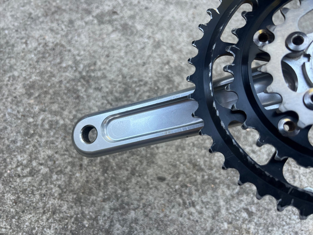 Cannondale CODA Crankset 175mm 44/32/22 Triple Silver Vintage Retro MTB USA  - Image 7