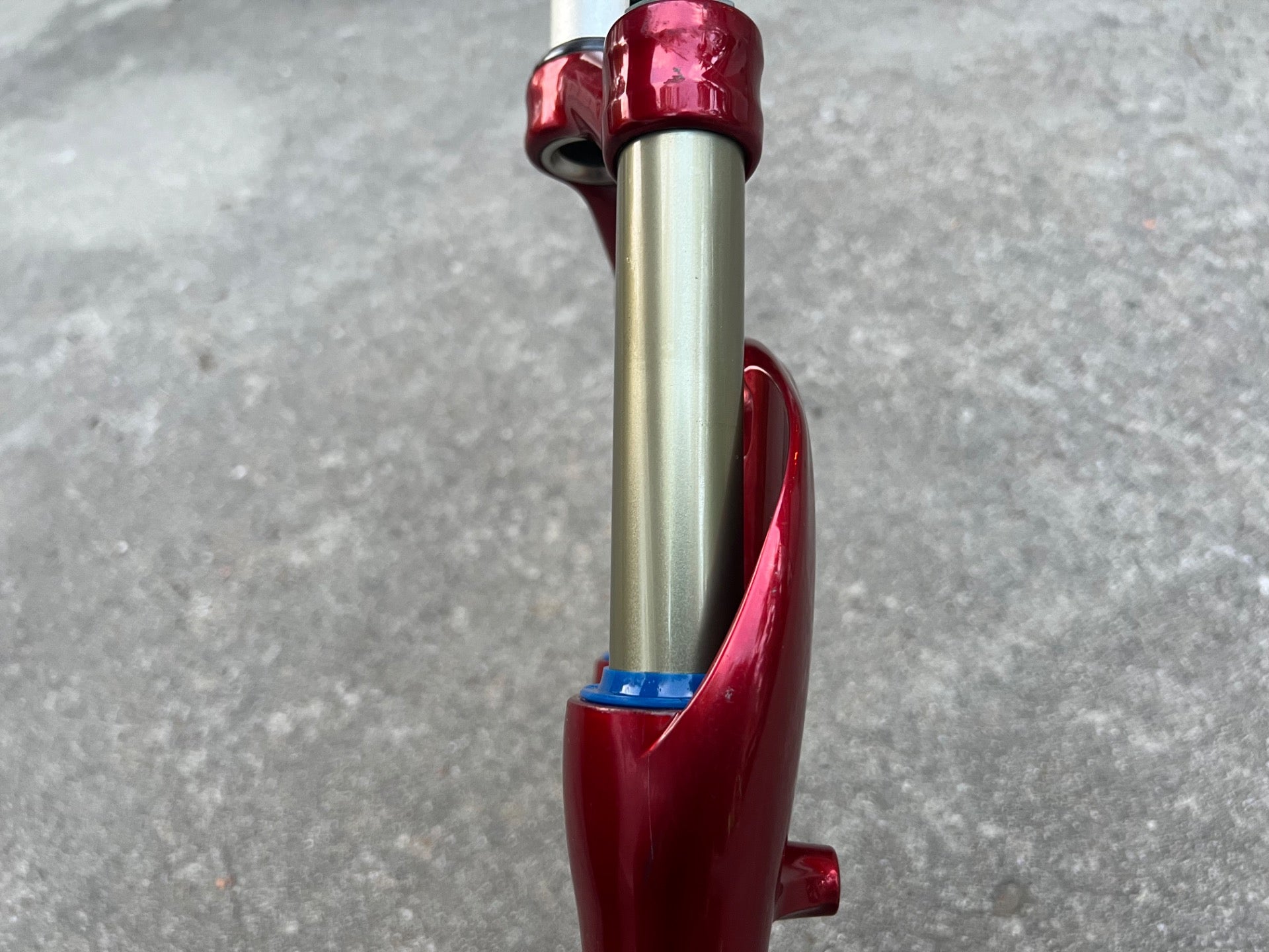 SERVICED RockShox Judy Race 80mm 1 1/8” Threadless Fork Red Vintage MTB Disc  - Image 7