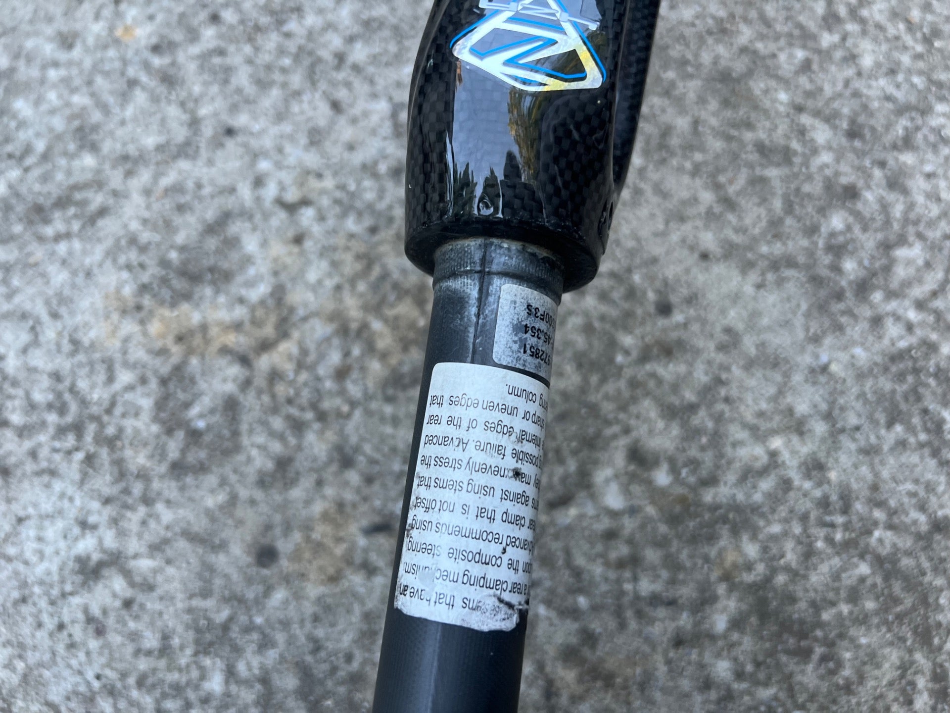 PLZ READ Ridley 4ZA Synope Carbon Fork 1 1/8” 11in Steerer Black Road Bike 700c - Image 7
