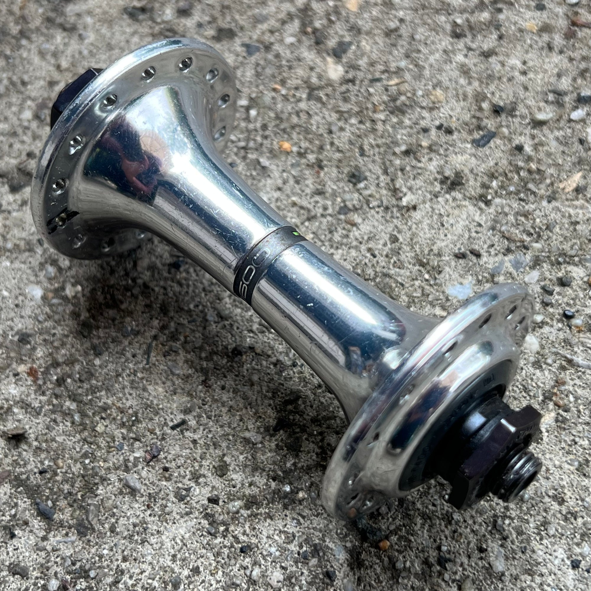 Shimano 600 HB-6400 Tricolor 28H Hole Front Hub Vintage Road Bike Silver QR