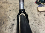 Used Forte Axis Carbon Fork 700c 1 1/8” 9.5” Threadless Steerer Black Road Bike Gray-Bicycle Bin