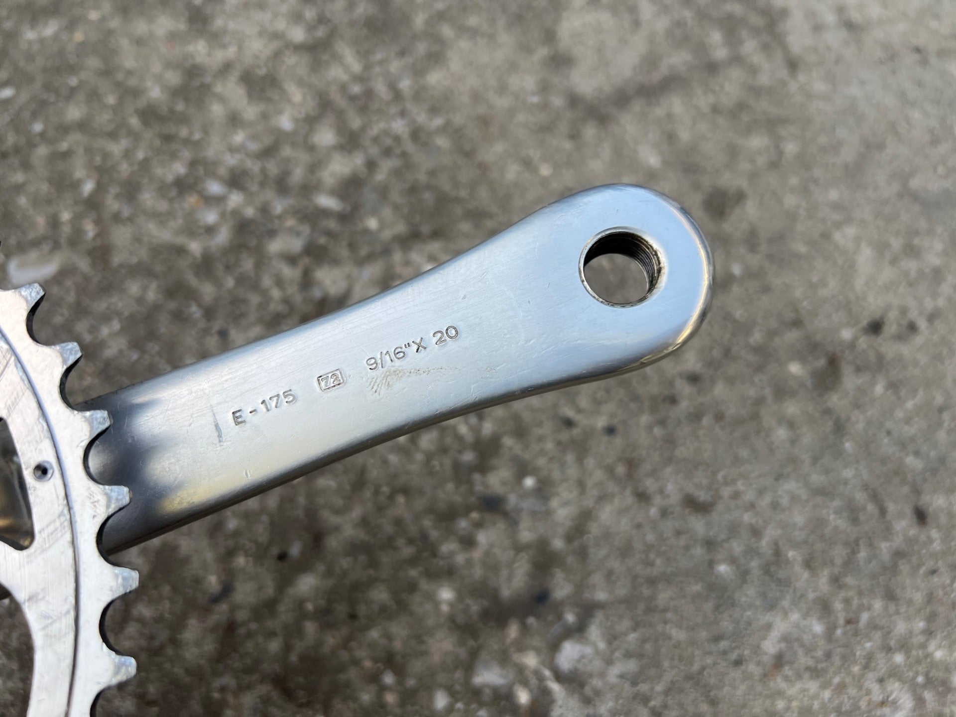 Campagnolo Icarus Record OR MTB Crankset 175mm 20/32/42T Triple Campy Silver  - Image 8