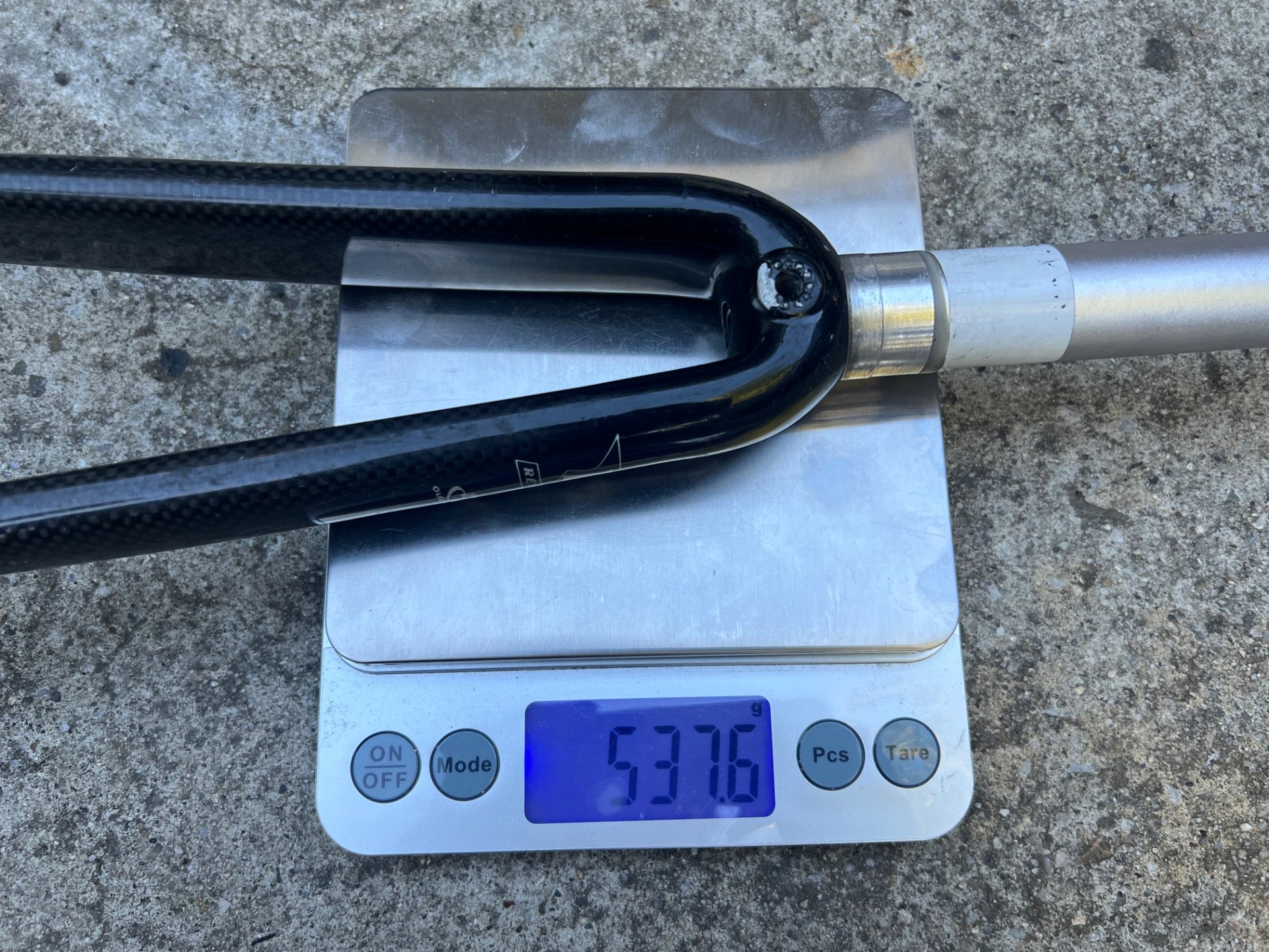 Reynolds Carbon 700c Fork 1 1/8” 9” Threadless Steerer Ouzo Comp ii 2 Black Road - Image 8