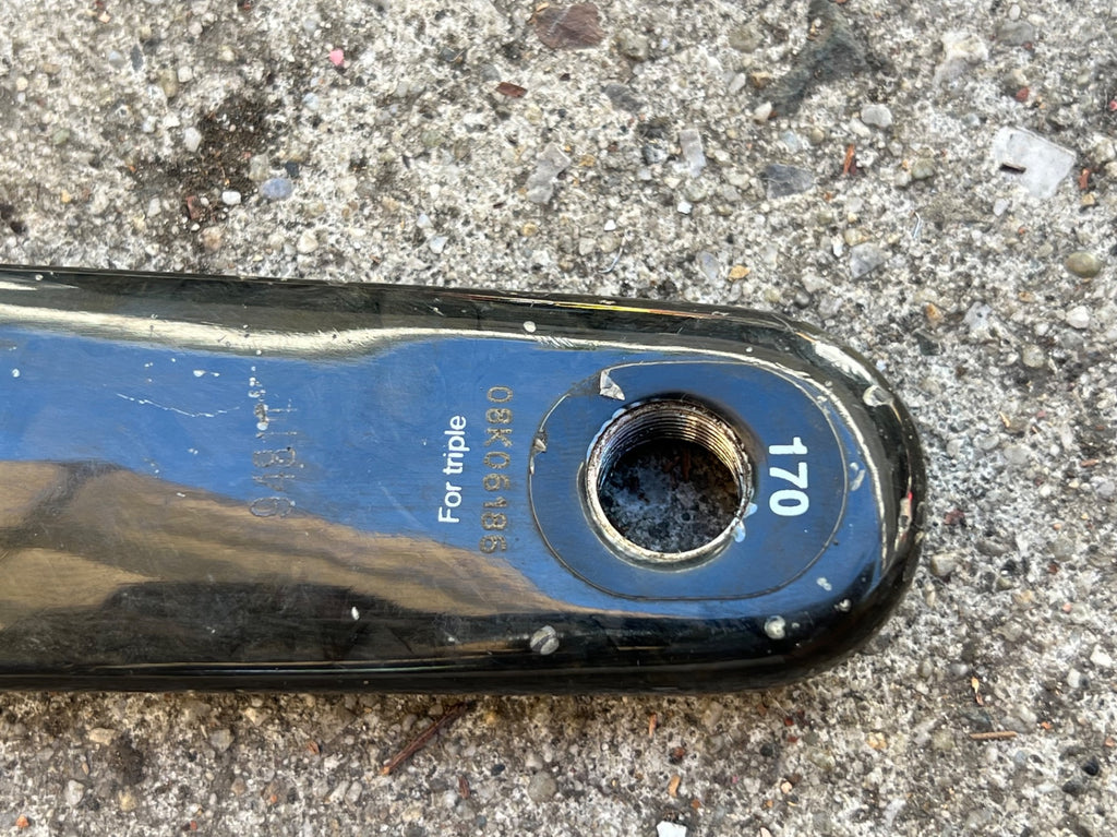 FSA SLK Carbon Triple Crankset 30-39-50T 10 Speed 170mm Road GXP Touring Gravel - Image 8