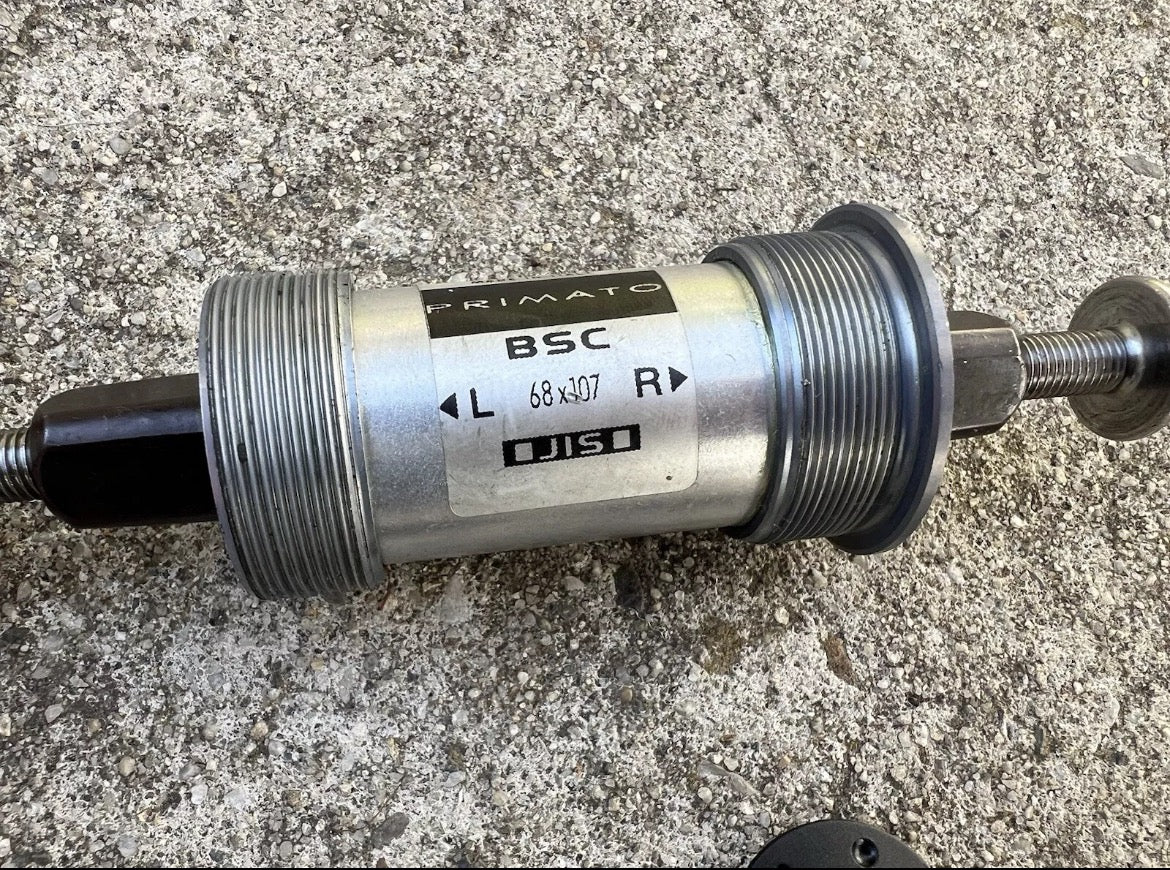 NICE MICHE Primato Crankset & Bottom Bracket BSC JIS 107x68mm 48T 165mm Track  - Image 8