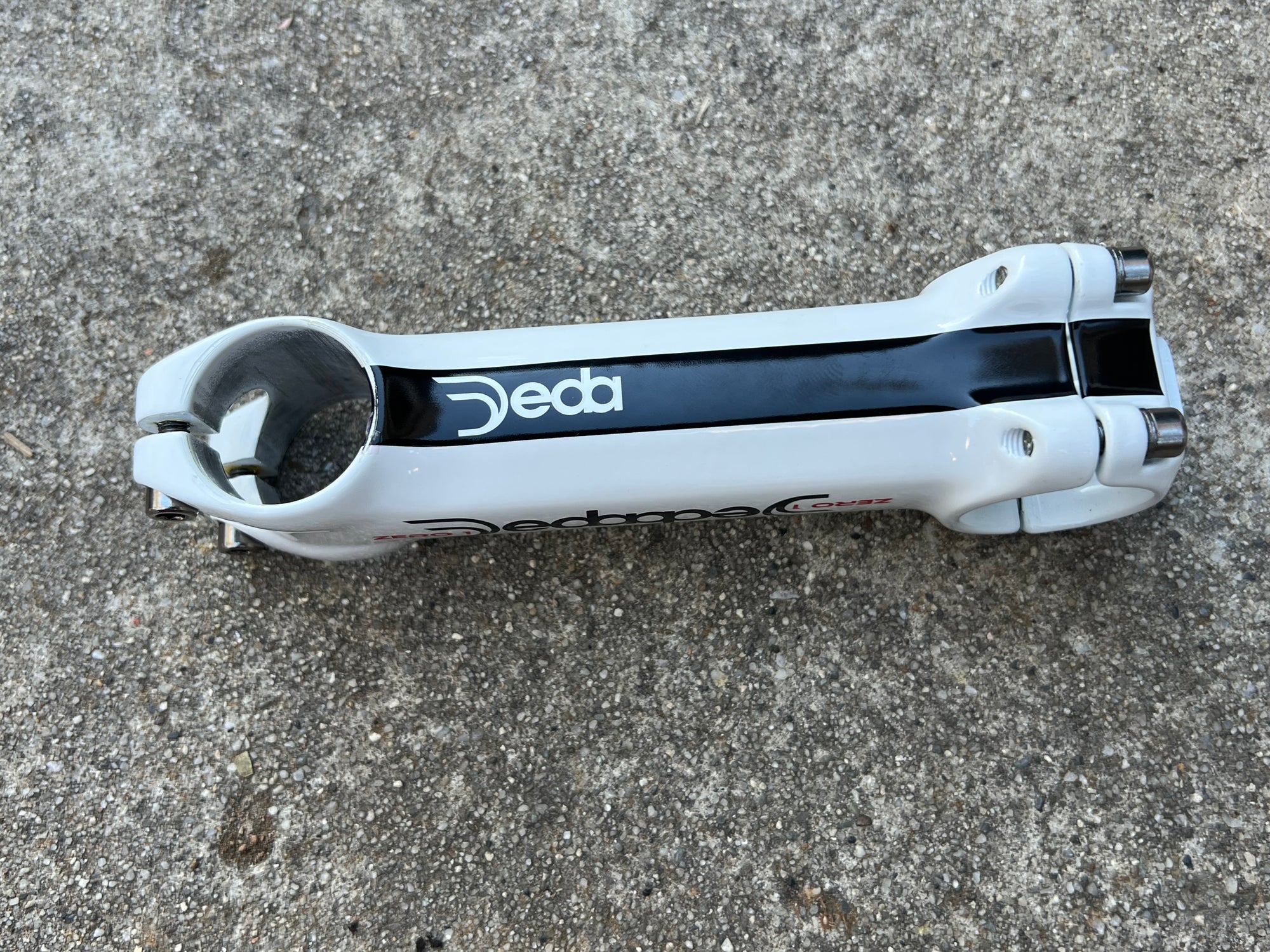 NOS Deda Zero 120x31.8mm 1 1/8” Stem Road Bike White 5 Deg 157g