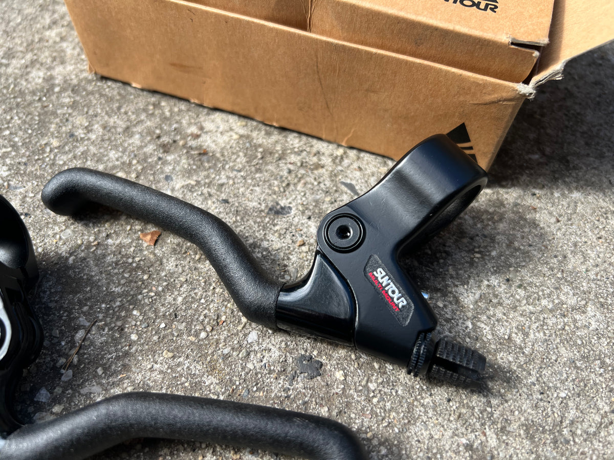 NOS Suntour XC PRO Comp Cantilever MTB Black Brake Levers